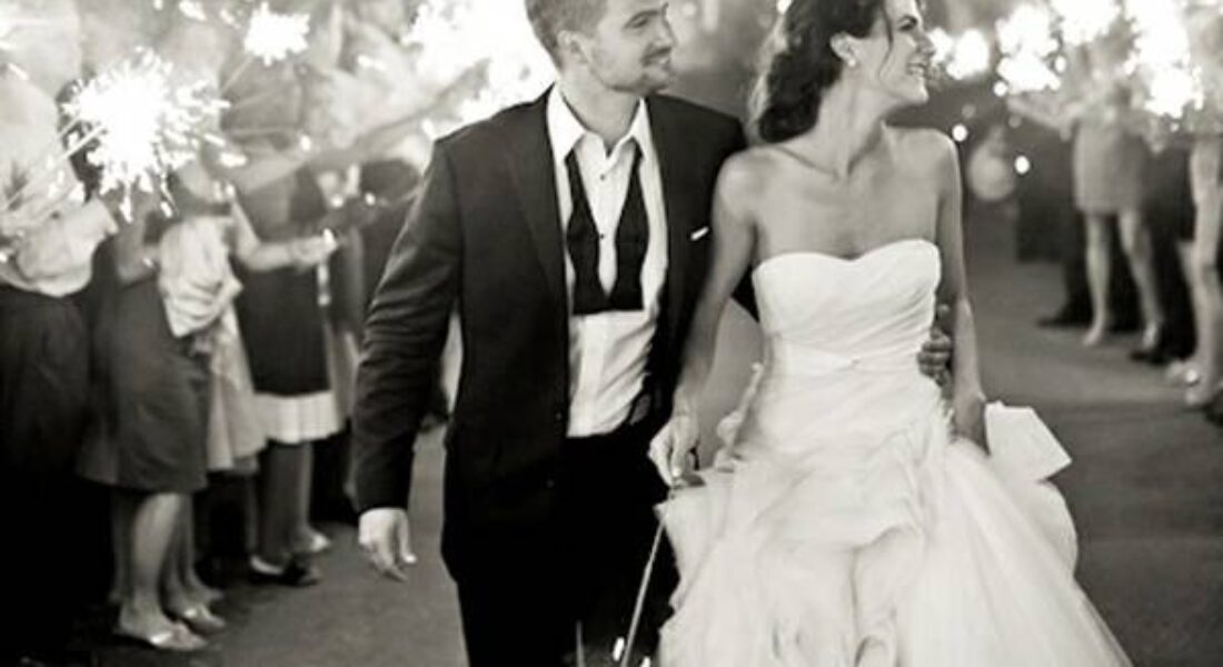 The Wedding Sparkler Send-Off
